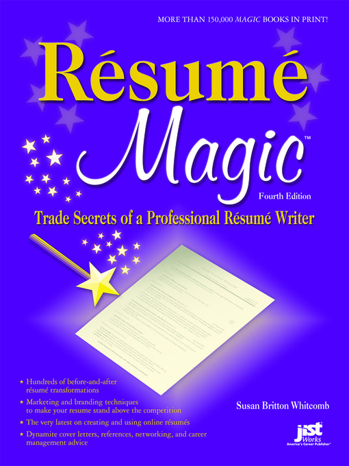 Title details for Résumé Magic by Susan Britton Whitcomb - Available